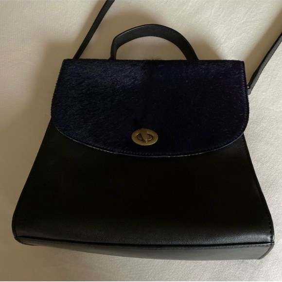 Anthropologie Calf Hair and Leather Bag - Picture 2 of 10